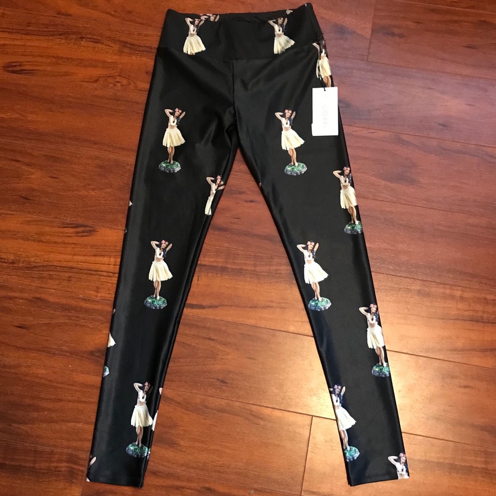 NWT GOLDSHEEP Hula Girl Leggings
